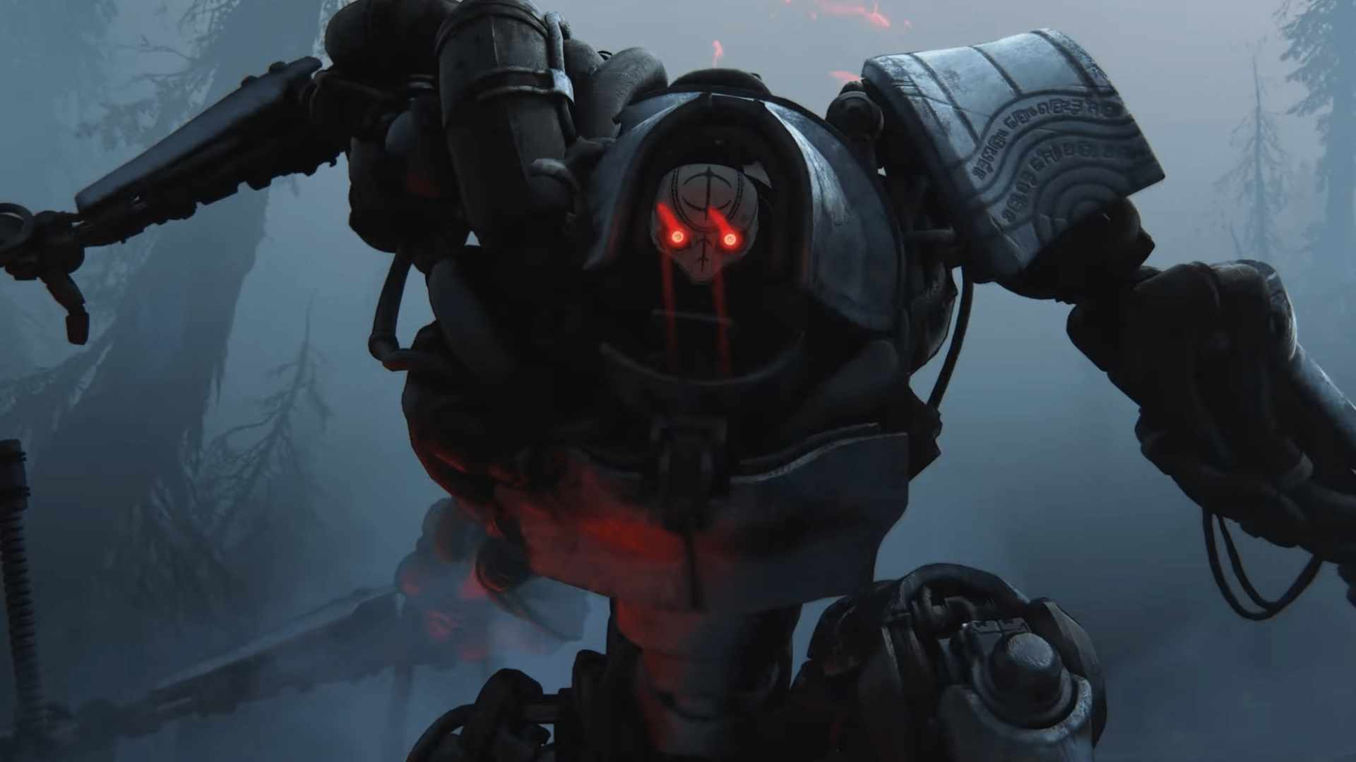 Bounty hunter Jordan A. Mun standing in her spacecraft in Intergalactic The Heretic Prophet