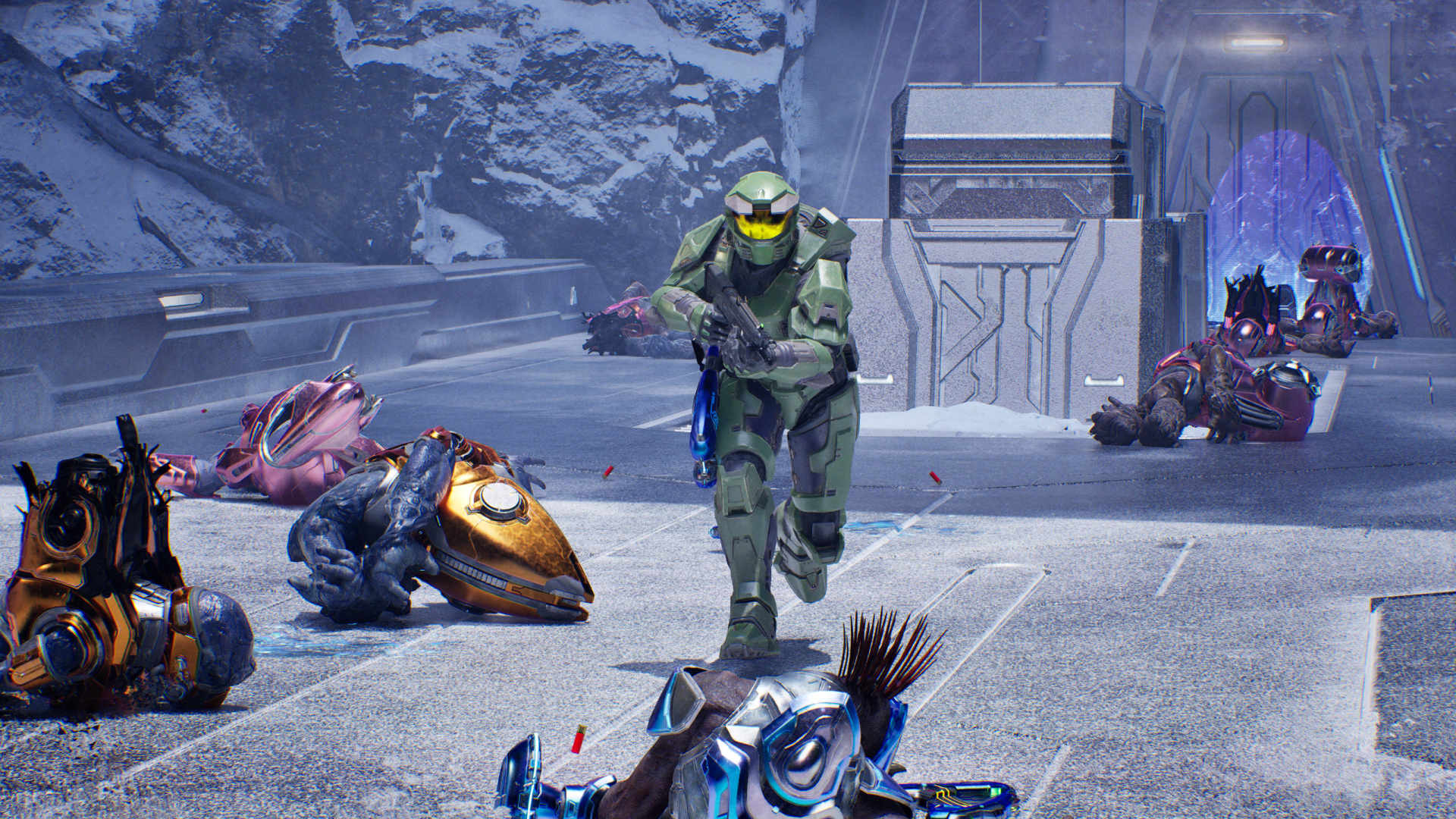 Master Chief in the Unreal Engine 5 remake Halo Campaign Evolved