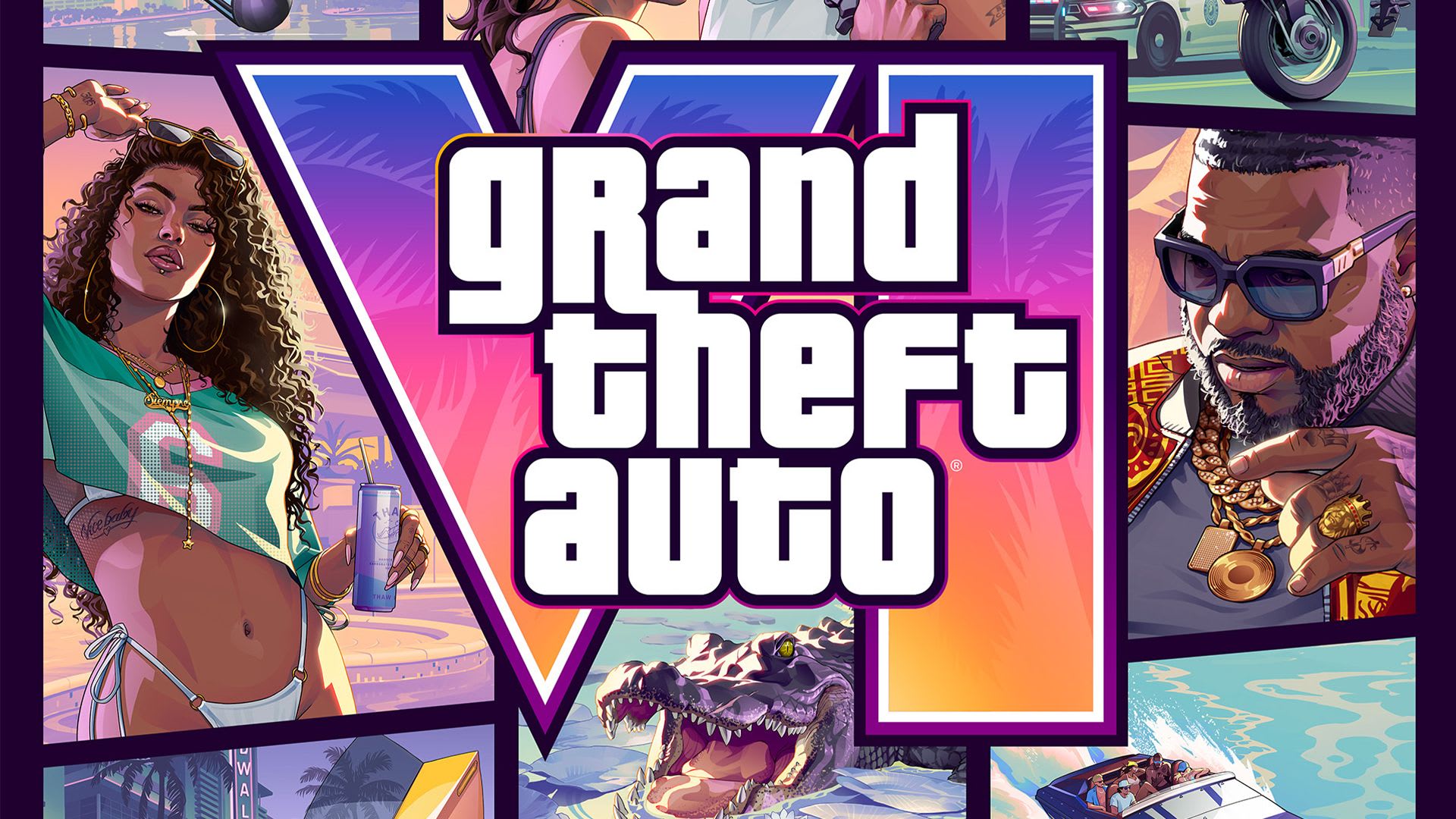 Grand Theft Auto VI promotional artwork released alongside the pre-order and edition pricing reveal