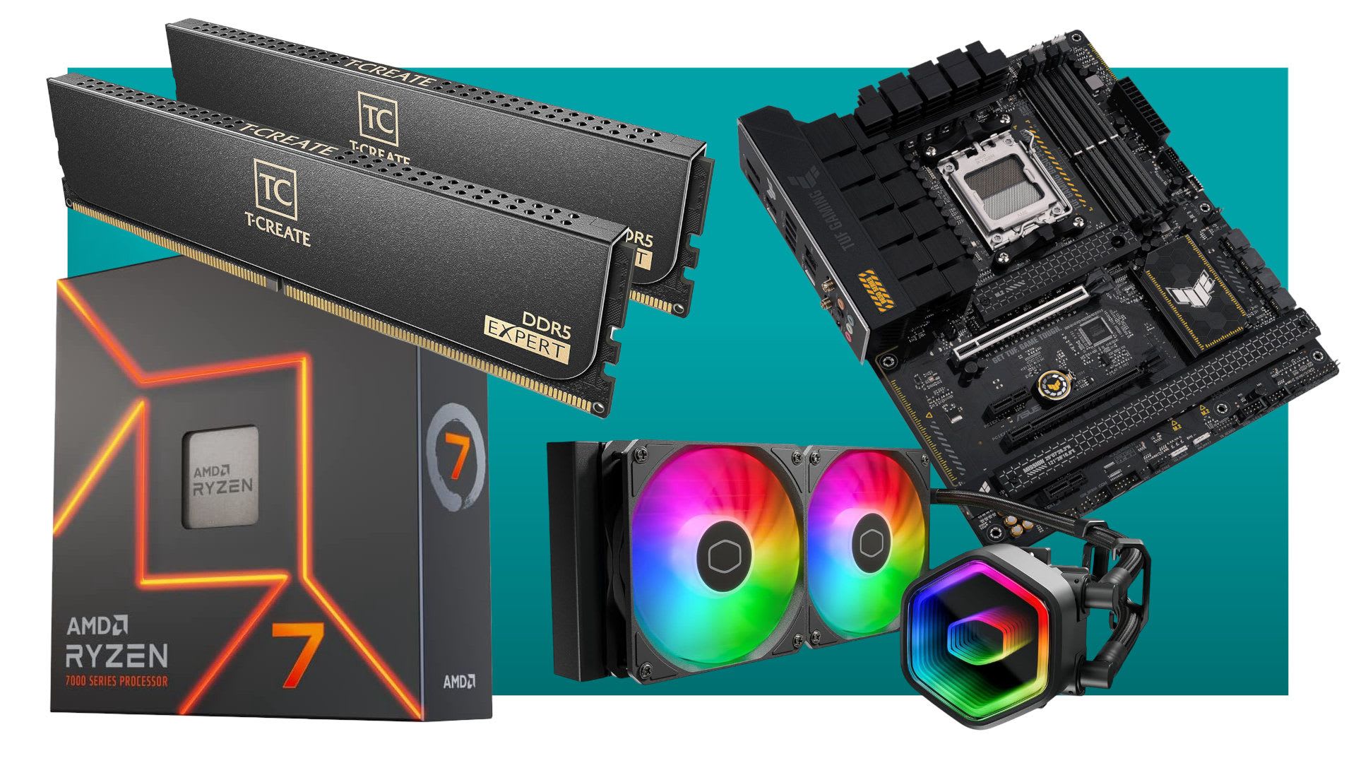 AM5 motherboard and CPU bundle of the kind bought during a full platform replacement