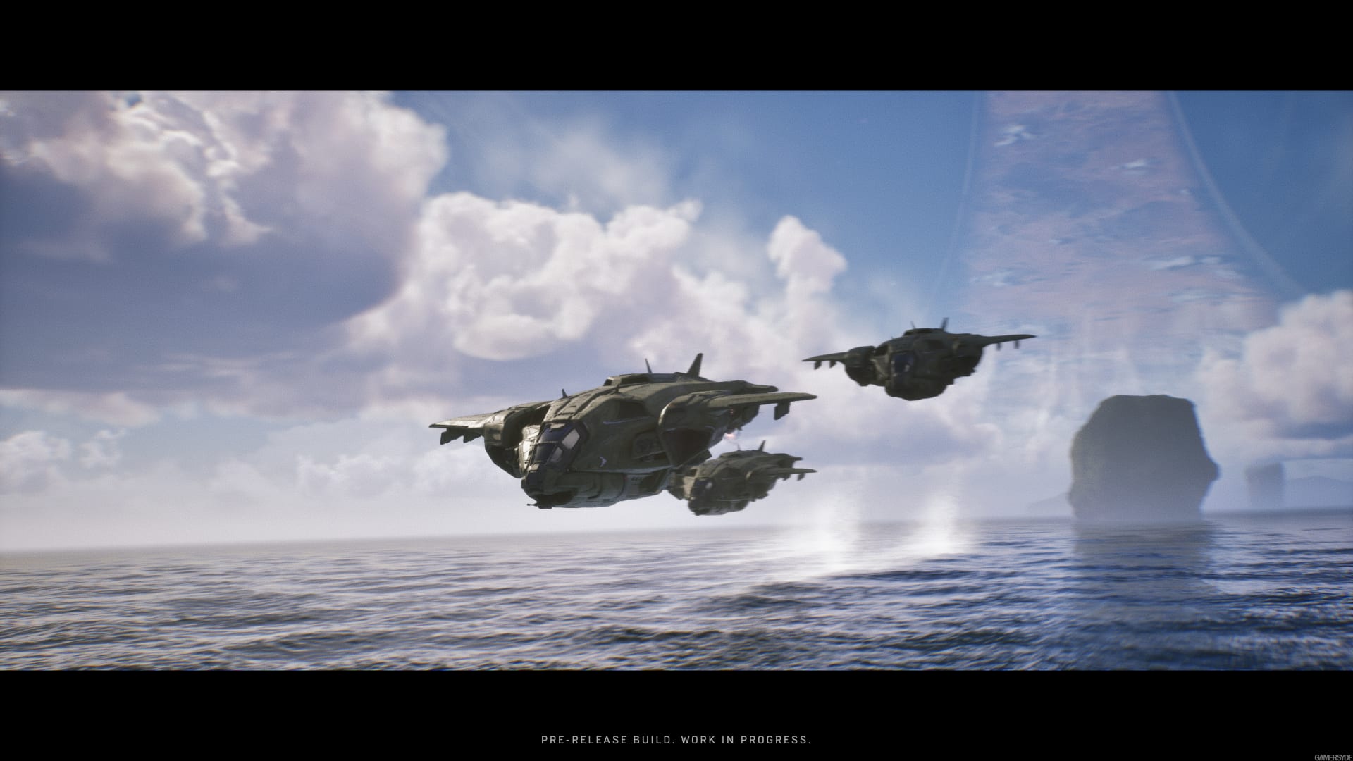 The Warthog vehicle driving across open terrain in Halo Campaign Evolved