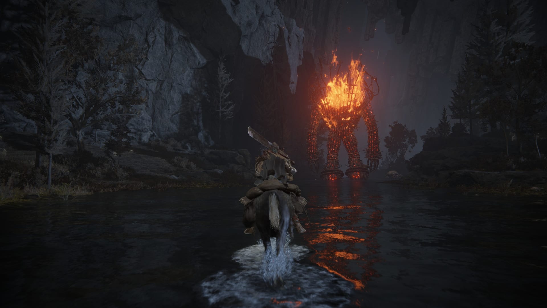 A boss encounter from the Shadow of the Erdtree expansion included in Tarnished Edition