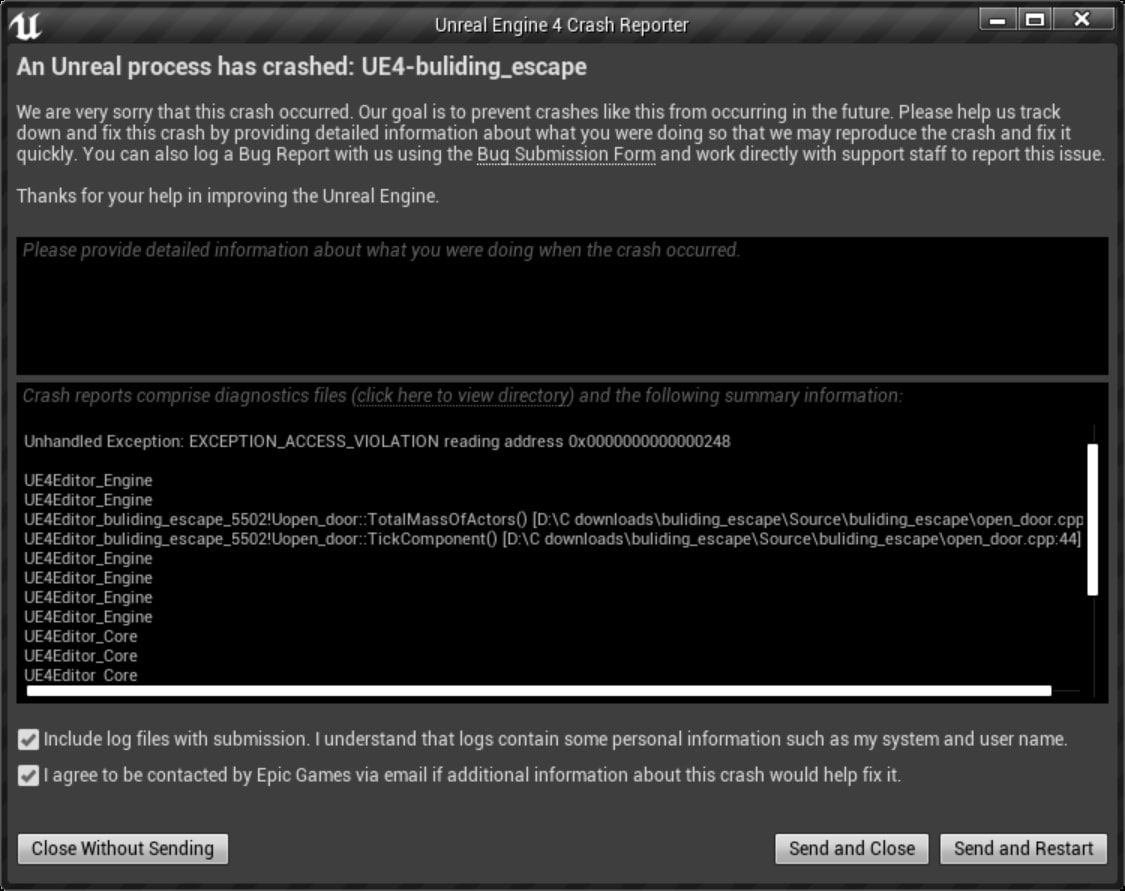 Hang Detected on GameThread: Fixing Unreal Engine's Fatal Error
