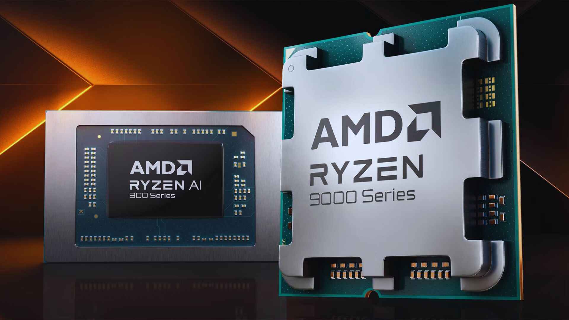 A new ryzen processor placed on a sleek surface