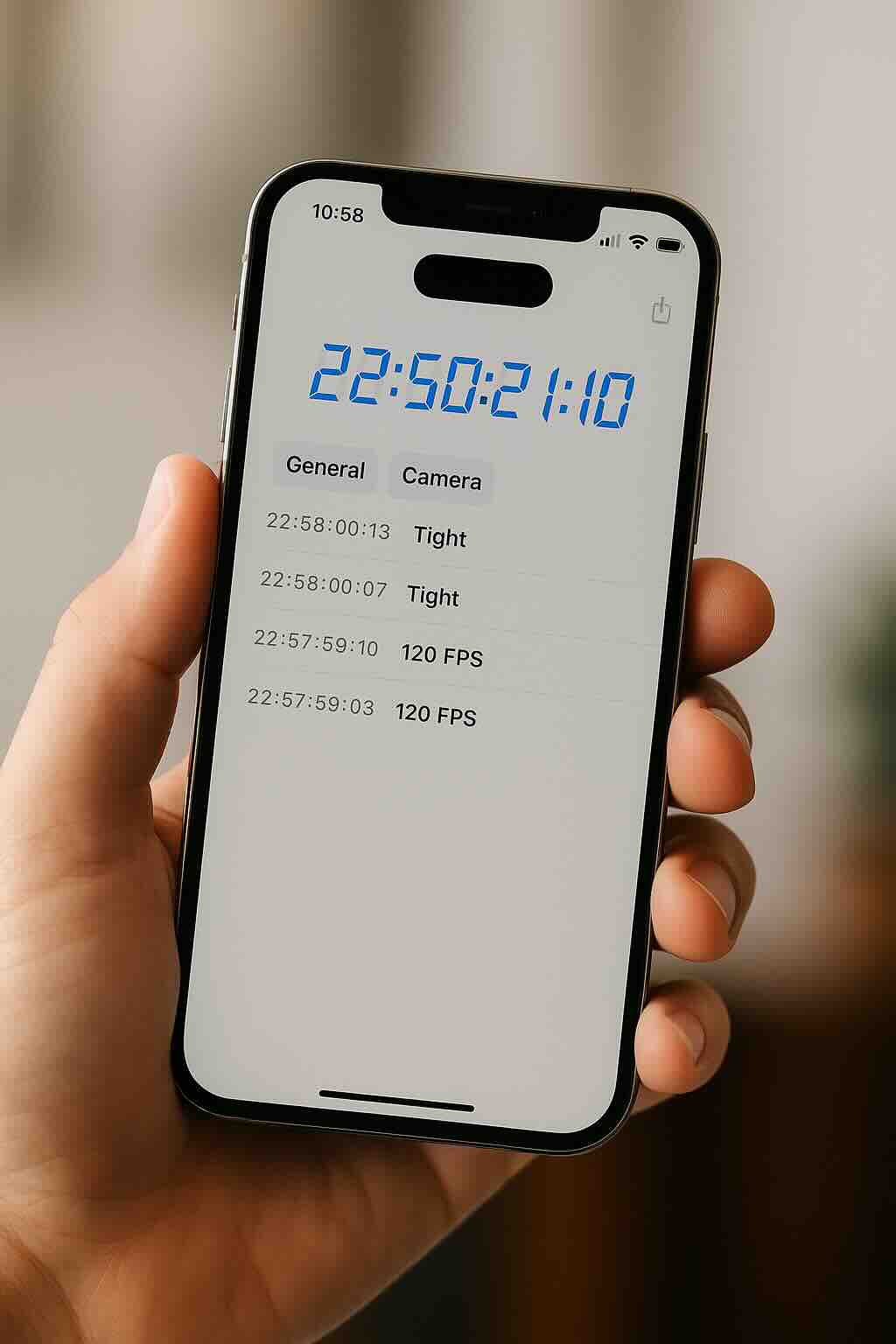 TimeSplit iOS App Screenshot