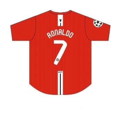 Ronaldo #7 – Manchester United UCL Home Jersey(2007–08 UCL Final)