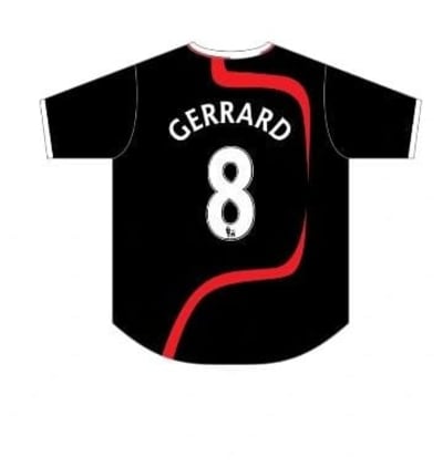 Gerrard #8 – Liverpool FC Away Jersey 2006/07