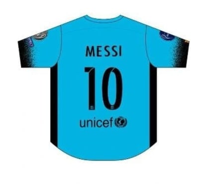 Messi #10 – FC Barcelona Away Retro Jersey(2015–16)