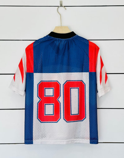 Antisocial #80 Color Block Football Jersey