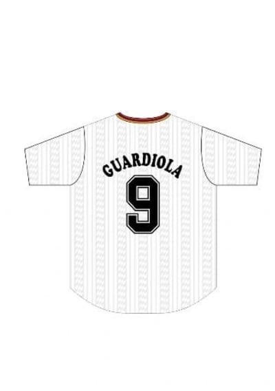 Guardiola #9 – Spain Away Jersey 1994 Fan Edition