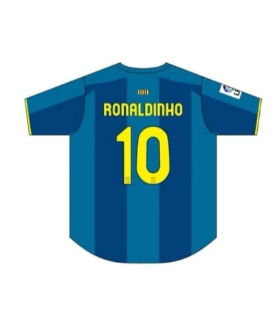 Ronaldinho #10 – FC Barcelona Nike Away Jersey 2006/07