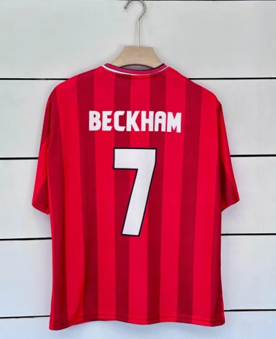 Beckham #7 – England Away Retro Jersey