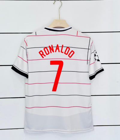 Ronaldo #7 – Manchester United Away UCL Jersey 2003/04