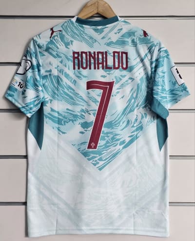 Ronaldo #7 – Portugal Away Player Version Jersey