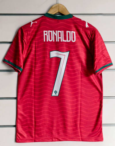 Ronaldo #7 – Portugal Home Red Jersey
