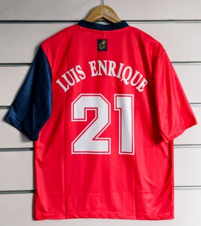 Luis Enrique #21 – Spain Home Jersey 1996