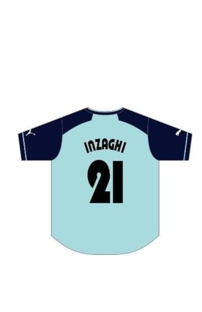 Inzaghi #21 — S.S. Lazio Away Jersey