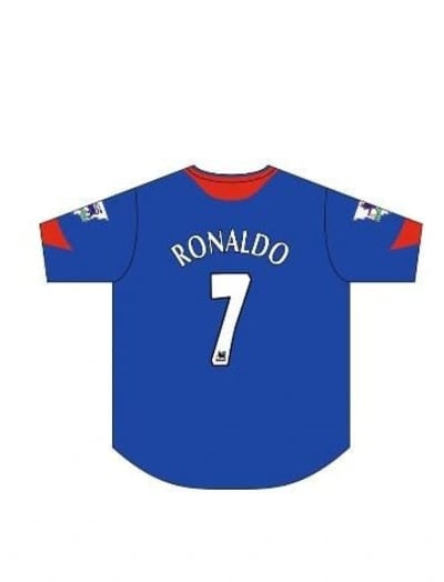 Ronaldo #7 — Manchester United Away Jersey(2003–2004)