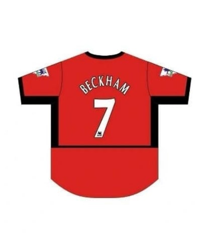 Beckham #7 — Manchester United Home Jersey(2001–2003)