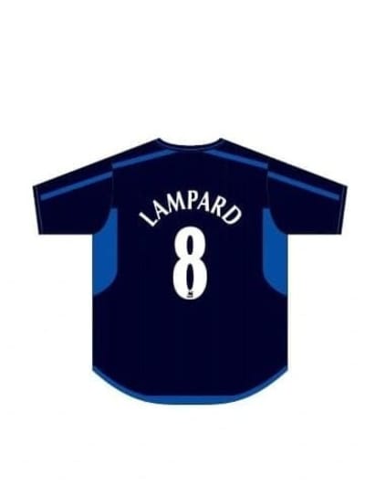 Lampard #8 – Chelsea FC Away Jersey(2001–03 Fan Edition)