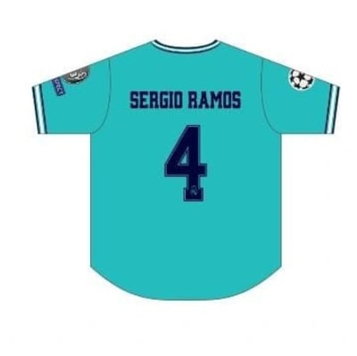 Sergio Ramos #4 – Real Madrid UCL Away Jersey(2019–20 Fan Edition)