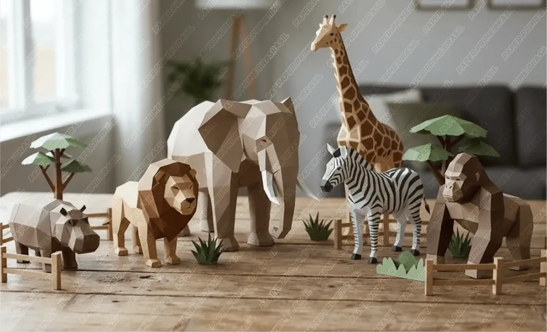 Zoológico de Papercraft