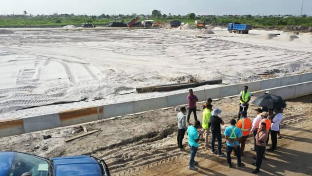 East Bank truck parking facility to open by October