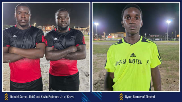 Grove, Timehri into quarter-finals of East Bank Inter-Village football