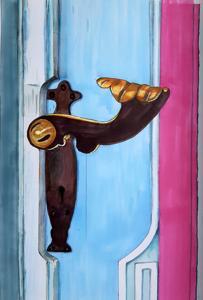 Ancient door. Markers, 24x30 cm. By Georgi Slavin