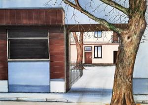 Poe Str. Markers 24x30 cm. By Georgi Slavin