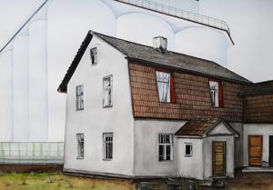 Lembitu Str. Watercolor, 30x40 cm. By Georgi Slavin