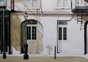 Sketched from Dean Mitchell. Watercolor, 24x30 cm.  By Georgi Slavin