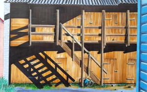 Barns. Markers, 24x30 cm. By Georgi Slavin