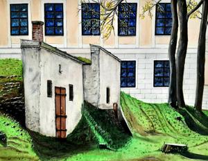 Uppsala Str. Watercolor, 24x30 cm. By Georgi Slavin