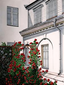 Botanical garden. Watercolor 24x30 cm. By Georgi Slavin