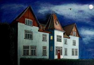 Raudtee Str. Watercolor, 30x40 cm. By Georgi Slavin