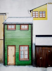 Jaani Str. Watercolor, 24x30 cm. By Georgi Slavin
