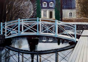 Botanical garden. Watercolor, 30x40 cm. By Georgi Slavin