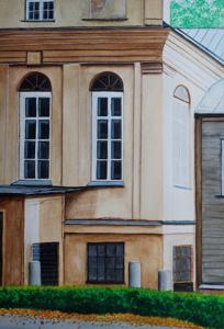 Salme Str.  Watercolor, 30x40 cm. By Georgi Slavin