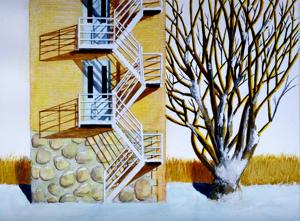 Raadi. Watercolor, 30x40 cm. By Georgi Slavin