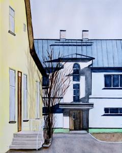 Kalevi Str. Watercolor, 24x30 cm. By Georgi Slavin