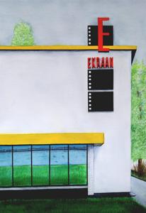 Riia Str. Watercolor, 30x40 cm. By Georgi Slavin