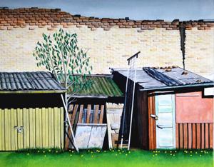 Kalevi Str. Watercolor, 30x40 By Georgi Slavin