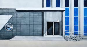 Kalevi Str. Watercolor, 25x40 By Georgi Slavin