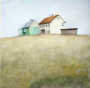 Mäe Str. Watercolor, 30x40 cm. By Georgi Slavin