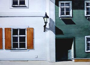Jaani Str. Watercolor, 24x30 cm. By Georgi Slavin