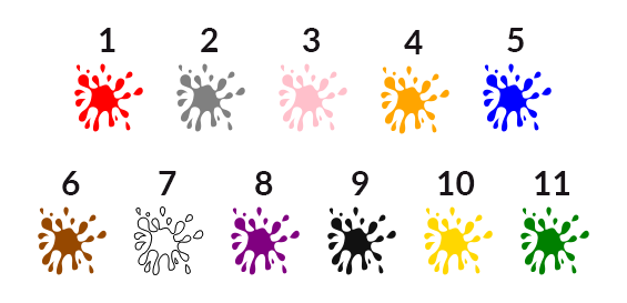 Colors | English A1 vocabulary exercises