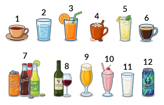 Drinks | A1 free English vocabulary exercises