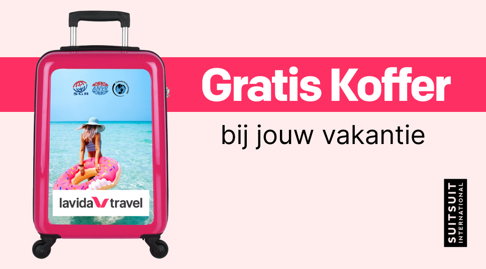 Gratis SUITSUIT koffer bij jouw vakantie | Travel