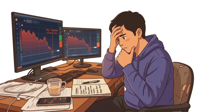 Kesilapan umum yang dilakukan pemula dalam trading forex